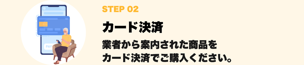 決済手続き